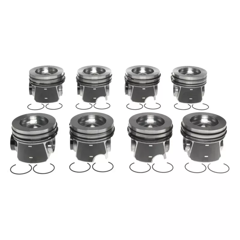 2008-2010 Powerstroke 6.4L Mahle Set of 8 Pistons w/ Rings – 0.50MM (224-3851WR-0.50MM)