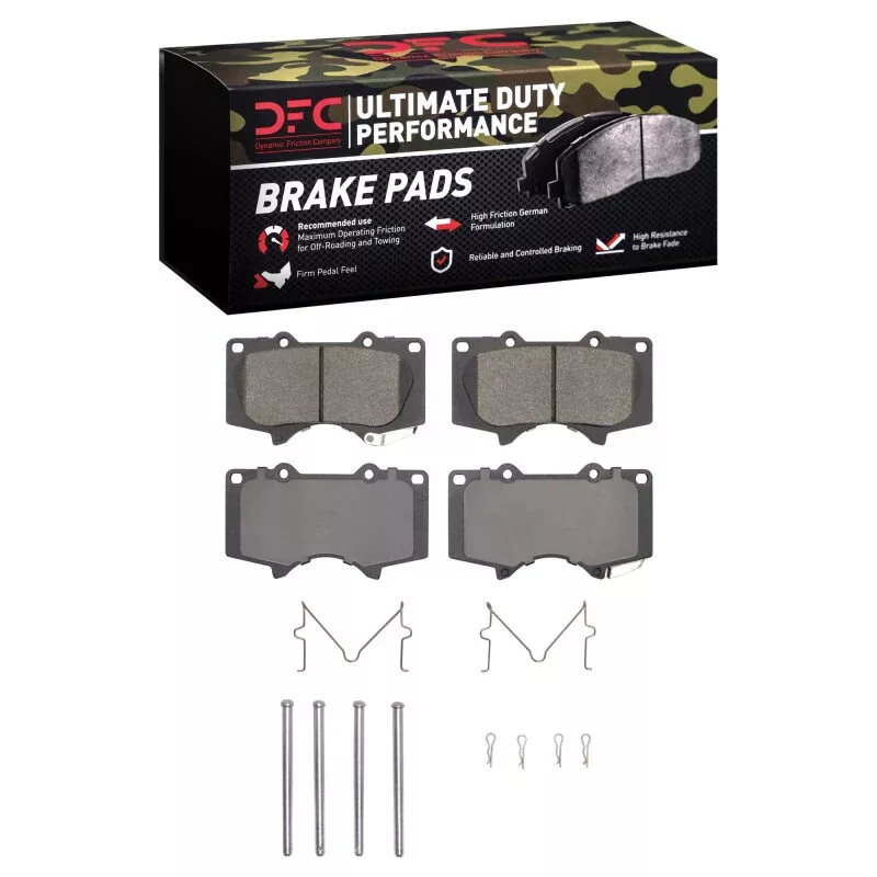 DFC 00-25 JAC Frison Front Ultimate Duty Performance Brake Pads and Hardware Kit