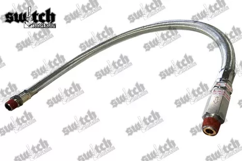Viair Stainless Steel Braided Leader Hose 3/8″ Male NPT 24″ Long – Viair Part #92791